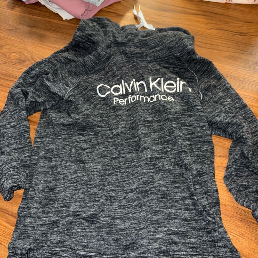 Calvin Klein Performance Charcoal Hoodie